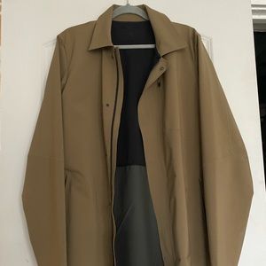 Lulu Lemon khaki trench coat